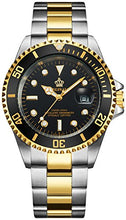 
                        
                          Cargar imagen en el visor de la galería, Mens Luxury Watches Ceramic Bezel Sapphire Glass Luminous Quartz Silver Gold Two Tone Stainless Steel Watch
                        
                      