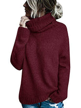 
                        
                          Muat gambar ke penampil Galeri, FISACE Womens Solid Round Neck Oversized Turtleneck Full Sleeve Knitted Sweater Pullover
                        
                      
