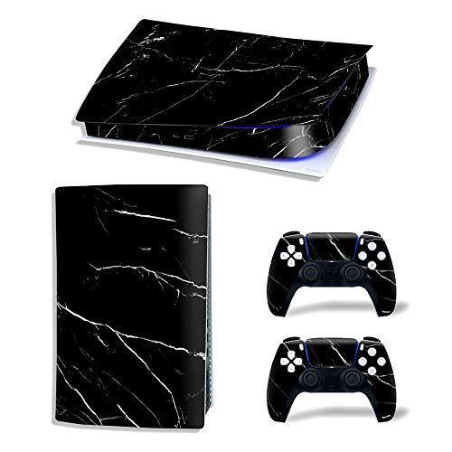 Ps5 Stickers Full Body Vinyl Skin Decal Cover for Playstation 5 Digital Edition Console Controllers (CD Version, Pink Starry Sky) - JOY2ESpree
