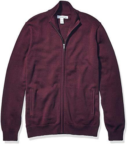 Amazon Essentials Men's Full-Zip Cotton Sweater