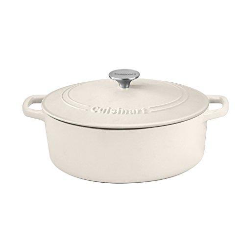 Cuisinart Cast Iron Casserole, Terracotta Orange, 5.5 Quart - JOY2ESpree