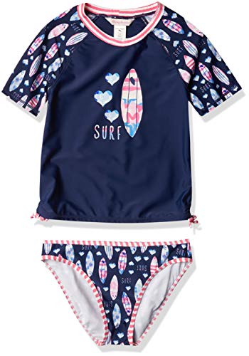Tommy Bahama Girls' 2-Piece Rashguard and Swim Bottoms Set