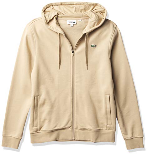Lacoste Mens Sport Long Sleeve Fleece Full Zip Hoodie Sweatshirt