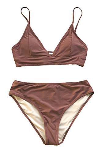 CUPSHE Women's Bikini Triangle Sexy Lace Up Two Piece Bathing Suit