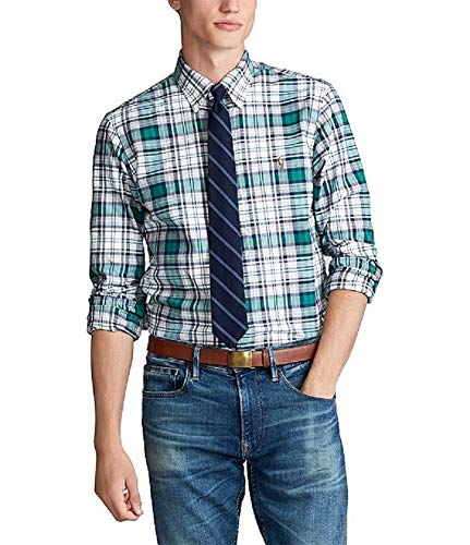 Ralph Lauren Mens Logo Button-Down Dress Shirt