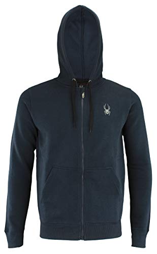 Spyder Men's Logo Full Zip Hoodie, Color Options