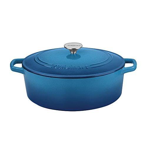 Cuisinart Cast Iron Casserole, Terracotta Orange, 5.5 Quart - JOY2ESpree