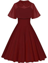 
                        
                          Load image into Gallery viewer, GownTown Women's 1950s Cloak Two-Piece Cocktail Dress
                        
                      