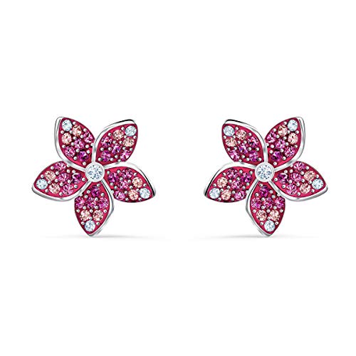 SWAROVSKI Women's Tropical Flower Pink Crystal Jewelry Collection - JOY2ESpree