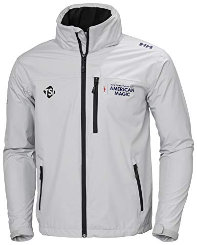 Helly-Hansen Men's Crew Hooded Waterproof Windproof Breathable Rain Coat Jacket
