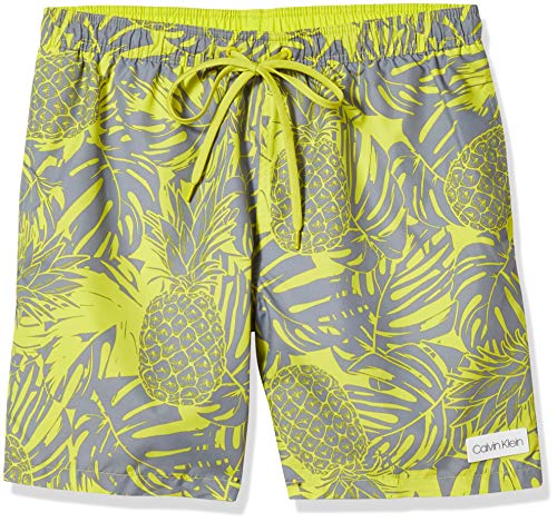 Calvin Klein Men's 7 Inch Elastic Waist Quick Dry Swim Trunk