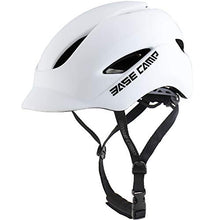 
                        
                          गैलरी व्यूवर में इमेज लोड करें, BASE CAMP Adult Bike Helmet with Rear Light for Urban Commuter Adjustable M Size
                        
                      