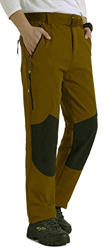 Singbring Men's Outdoor Windproof Waterproof Hiking Ski Snow Pants