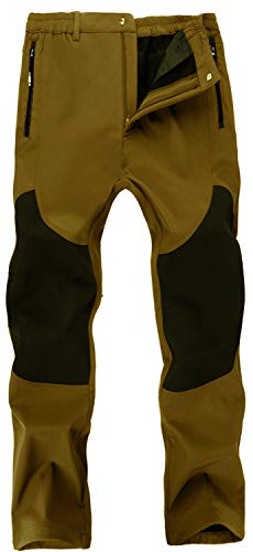 Singbring Men's Outdoor Windproof Waterproof Hiking Ski Snow Pants