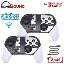 
                        
                          將圖片載入圖庫檢視器 Wireless pro Game Controller 2-Pack for Nintendo Switch by Gamebound (Black &amp; White) - JOY2ESpree
                        
                      
