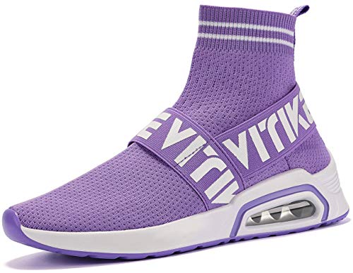 Women's Walking Shoes Running Shoes Socks Platform Fashion Mesh Sneakers Air Cushion Athletic Gym Casual Loafers Dance Hip-hop Shoes