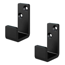 
                        
                          Load image into Gallery viewer, FaithLand Sliding Barn Door Floor Guide, Bottom Adjustable Floor Guide Roller, Black
                        
                      