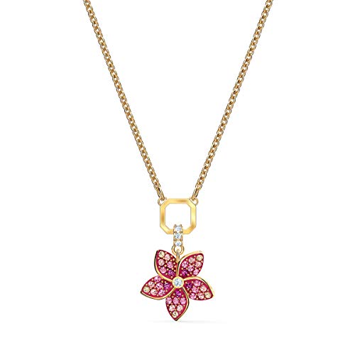 SWAROVSKI Women's Tropical Flower Pink Crystal Jewelry Collection - JOY2ESpree