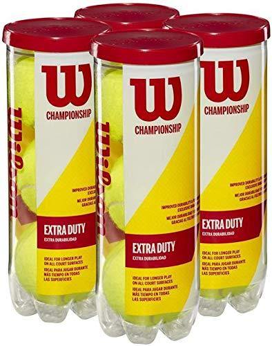 Wilson Champ XD Tennis Ball - 4 Can Pack - JOY2ESpree