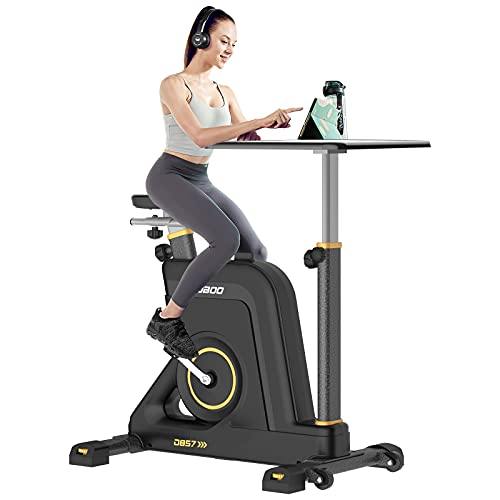 pooboo Desk Cycle Exercise Bike Indoor Cycling Bike Adjustable Magnetic Resistance Stationary Bike for Home Office - JOY2ESpree
