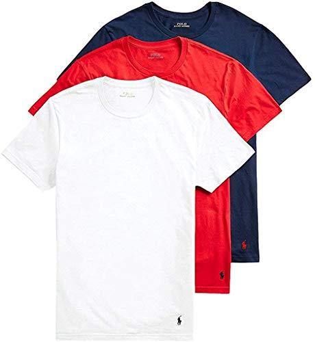 Polo Ralph Lauren Men's Classic Crew Neck Undershirts 3-Pack