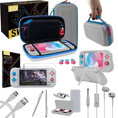 Orzly Accessories Bundle Compatible for use with Nintendo Switch Lite - JOY2ESpree