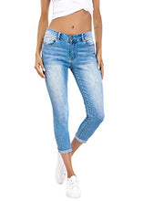 
                        
                          गैलरी व्यूवर में इमेज लोड करें, Resfeber Women's Ripped Boyfriend Jeans Cute Distressed Jeans Stretch Skinny Jeans with Hole
                        
                      