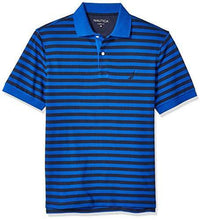 
                        
                          गैलरी व्यूवर में इमेज लोड करें, Nautica Men's Classic Fit 100% Cotton Soft Short Sleeve Stripe Polo Shirt - JOY2ESpree
                        
                      