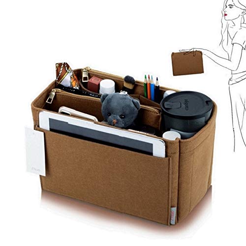 Purse Organizer, Felt Bag Organizer Purse Organizer Insert For LV Speedy, Neverfull, Graceful, Neverfull,Tote, Handbag,Shaper