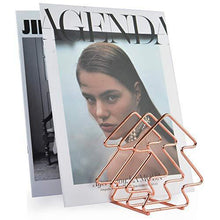 
                        
                          Load image into Gallery viewer, File Sorter Organizer 5 Section Iron Wire Book Ends Magazine Holder Rack Desktop Book Stand to Storage Mail,Paper,Document,Folder,Record - JOY2ESpree
                        
                      