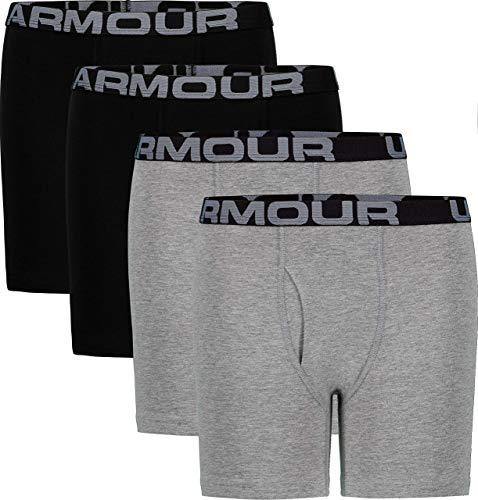 Under Armour Boys' Big Charged Cotton Stretch Boxer Jock