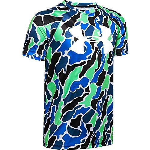 Under Armour Boys' Tech Big Logo Printed Short Sleeve Gym T-Shirt