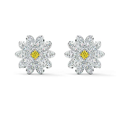 SWAROVSKI Women's Eternal Flower Jewelry Collection, Yellow Crystals, Clear Crystals - JOY2ESpree