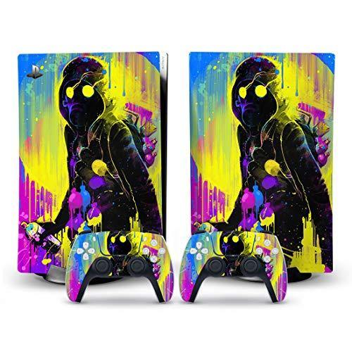 Mmoptop PS5 Skin SPI-der-Man for Playstation 5 Disc Edition with Console and Dualsense Controller Full Set - JOY2ESpree