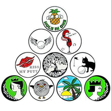 
                        
                          गैलरी व्यूवर में इमेज लोड करें, PINMEI Lot of 10 Golf Ball Markers Assorted Patterns - Soft Enamel Technique - JOY2ESpree
                        
                      