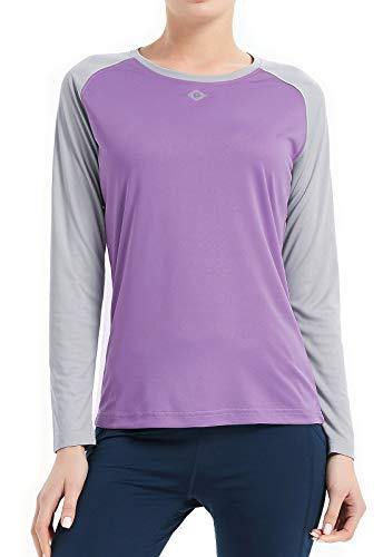 Women's UPF 50+ Sun Protection Hiking Shirts Long Sleeve Quick Dry Rashguard Athletic Running Fishing Shirts - JOY2ESpree