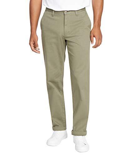Nautica Men's Classic Fit Flat Front Stretch Solid Chino Deck Pant - JOY2ESpree