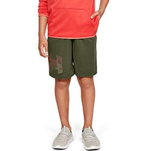 
                        
                          Load image into Gallery viewer, Under Armour Boys' Prototype Logo Shorts
                        
                      