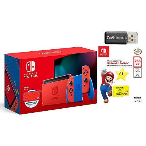 Nintendo Switch Animal Crossing: New Horizons with Sandisk 256GB MicroSD Card and MicroSD Card Reader Bundle - JOY2ESpree