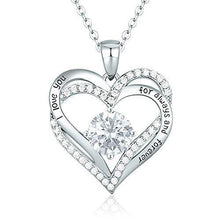 
                        
                          Cargar imagen en el visor de la galería, CDE Forever Love Heart Women Necklace 925 Sterling Silver Rose Gold Plated Birthstone Pendant Necklaces for Women - JOY2ESpree
                        
                      