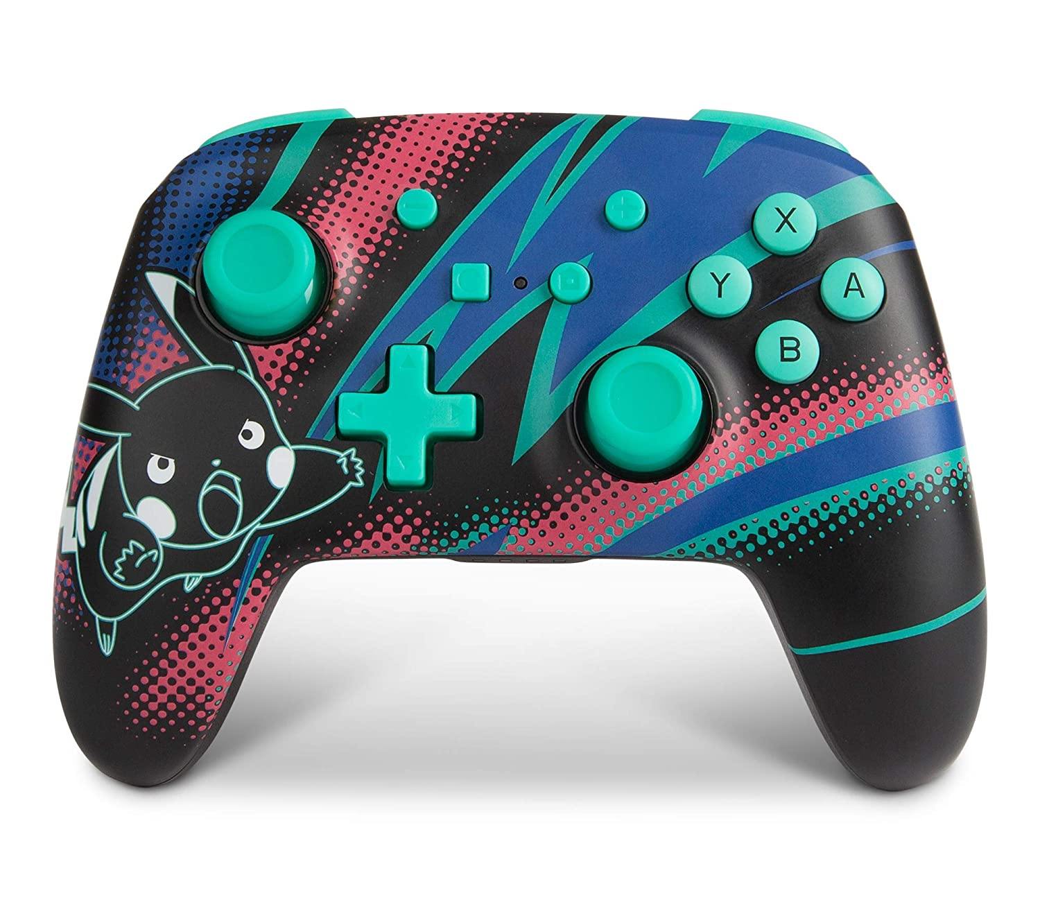 PowerA Enhanced Wireless Controller for Nintendo Switch - Waluigi, Nintendo Switch Lite, Gamepad, game controller, Bluetooth controller, rechargeable - JOY2ESpree