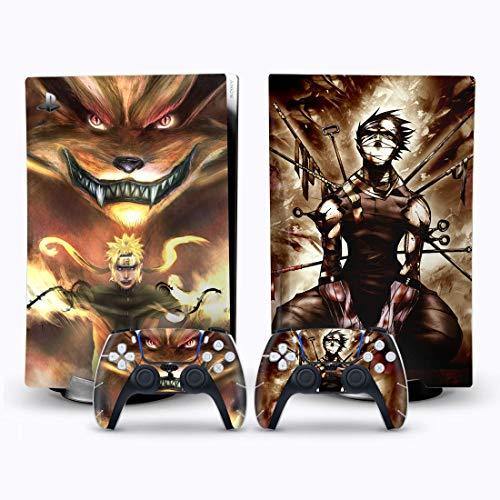 Mmoptop PS5 Skin Na-ruto for Playstation 5 Disc Edition with Console and Dualsense Controller Full Set - JOY2ESpree