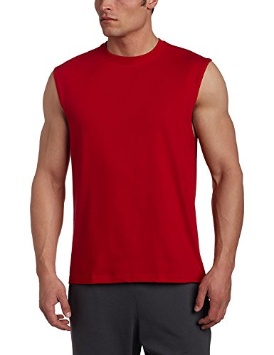 Russell Athletic Men's Cotton Performance Sleeveless Muscle T Shirts