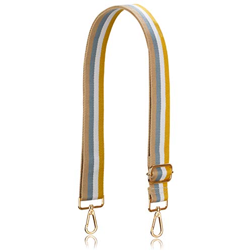 Allzedream Purse Strap Replacement Crossbody Handbag Stripe Wide Adjustable