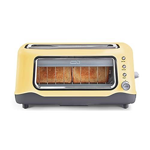Dash Clear View Toaster: Extra Wide Slot Toaster with Stainless Steel Accents + See Through Window . - JOY2ESpree