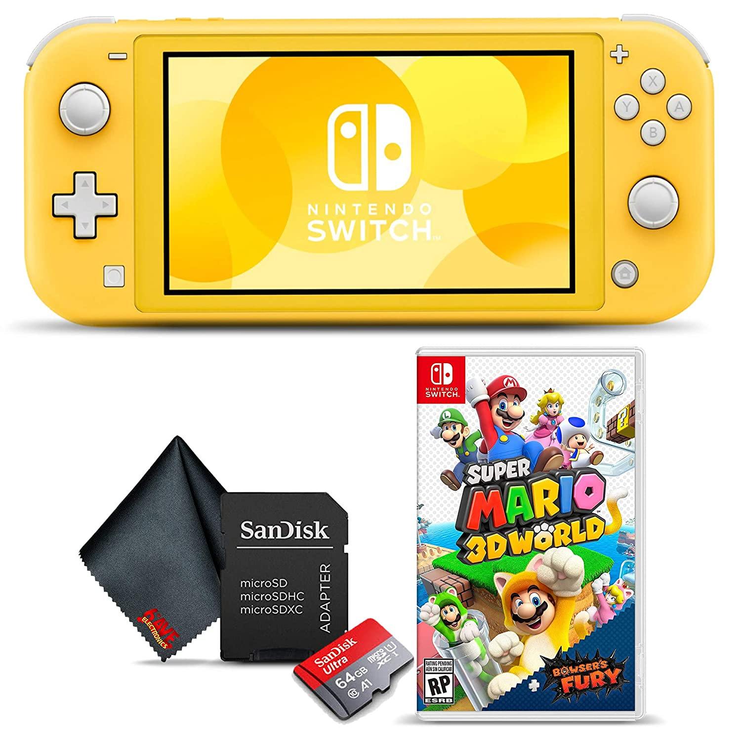 Nintendo Switch Lite Coral (HDHSPAZAA) Gaming Console Bundle - JOY2ESpree
