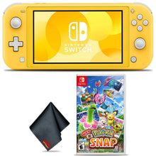 
                        
                          Cargar imagen en el visor de la galería, Nintendo Switch Lite (Gray) Gaming Console Bundle with Pokemon Snap Game and Cleaning Cloth - JOY2ESpree
                        
                      