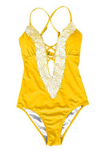 
                        
                          Muat gambar ke penampil Galeri, CUPSHE Fashion Women's Ladies Vintage Lace Bikini Sets Beach Swimwear Bathing Suit
                        
                      