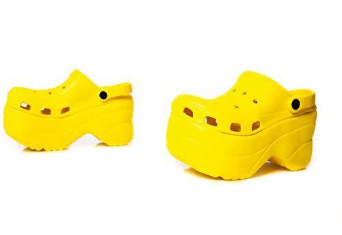 Cape Robbin Gardener Platform Clogs Slippers for Women, Women’s Fashion Comfortable Slip On Slides Shoes
