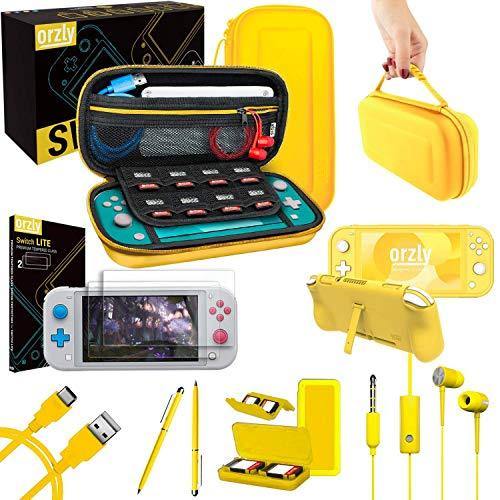 Orzly Accessories Bundle Compatible for use with Nintendo Switch Lite - JOY2ESpree
